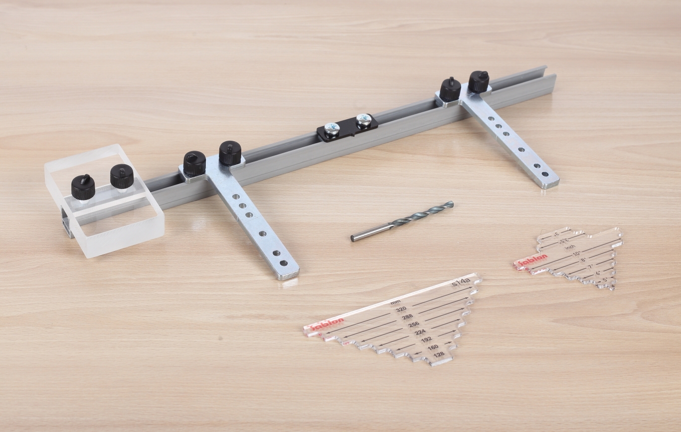 Sablon Handle Jig For Cabinet Hardware Installation On Doors